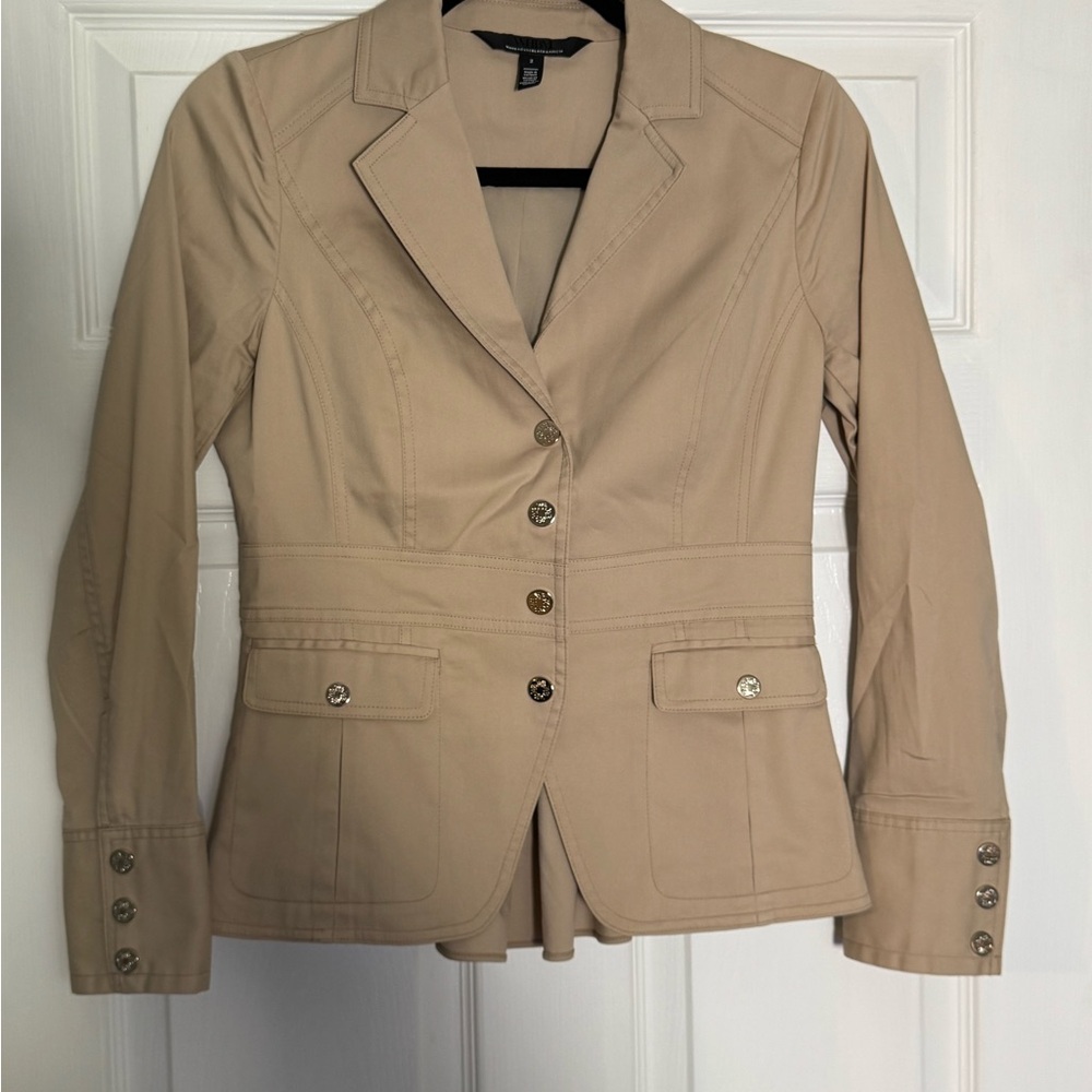 White House Black Market Beige Blazer